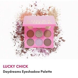Daydreams Lucky Chick 9 Color Pan Eyeshadow Palette NEW Full Size Matte Glitter